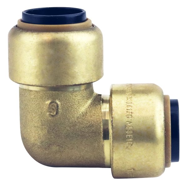Tectite By Apollo 3/8 in. Brass Push-To-Connect 90-Degree Elbow Fitting FSBE38